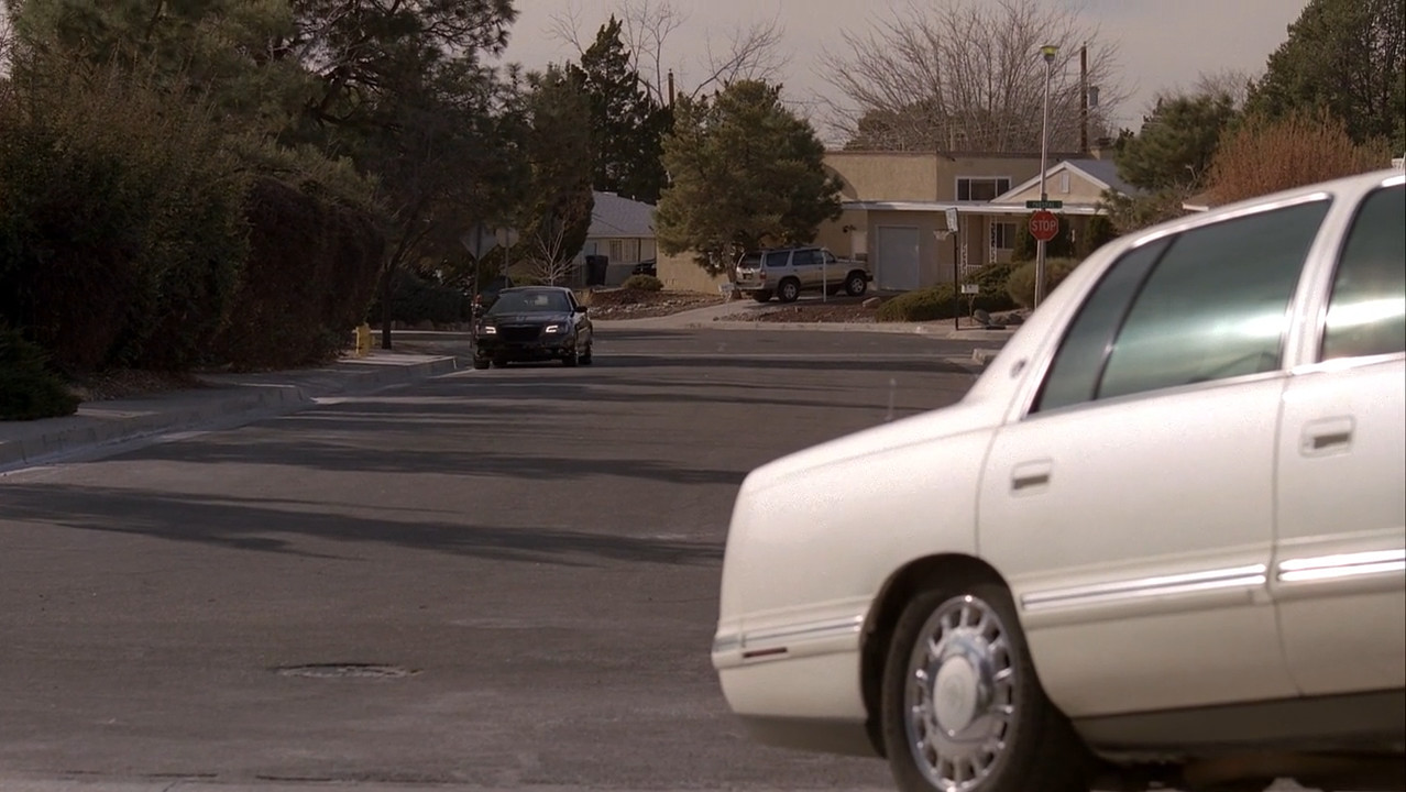 Walt shows up right after Hank and Jesse leave