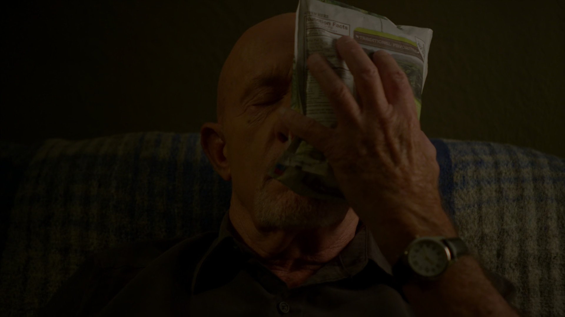Mike covers his wounds