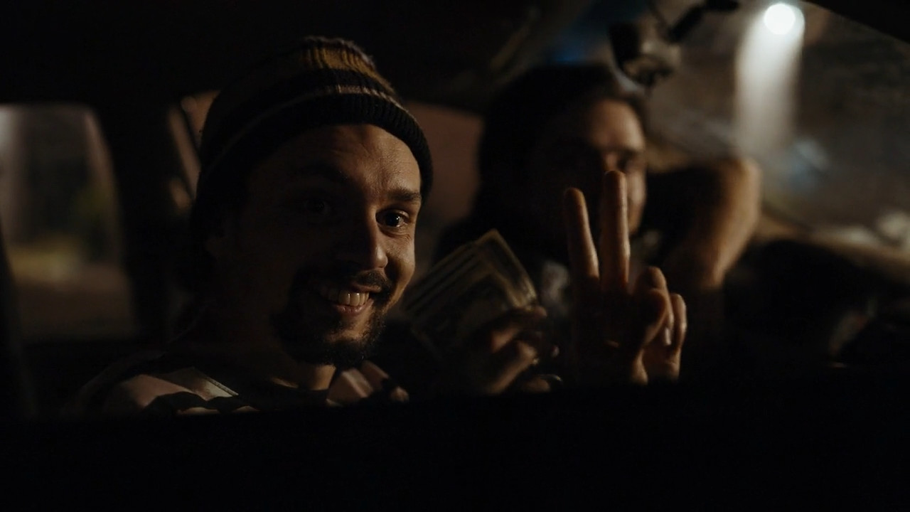 Two junkies buy drugs