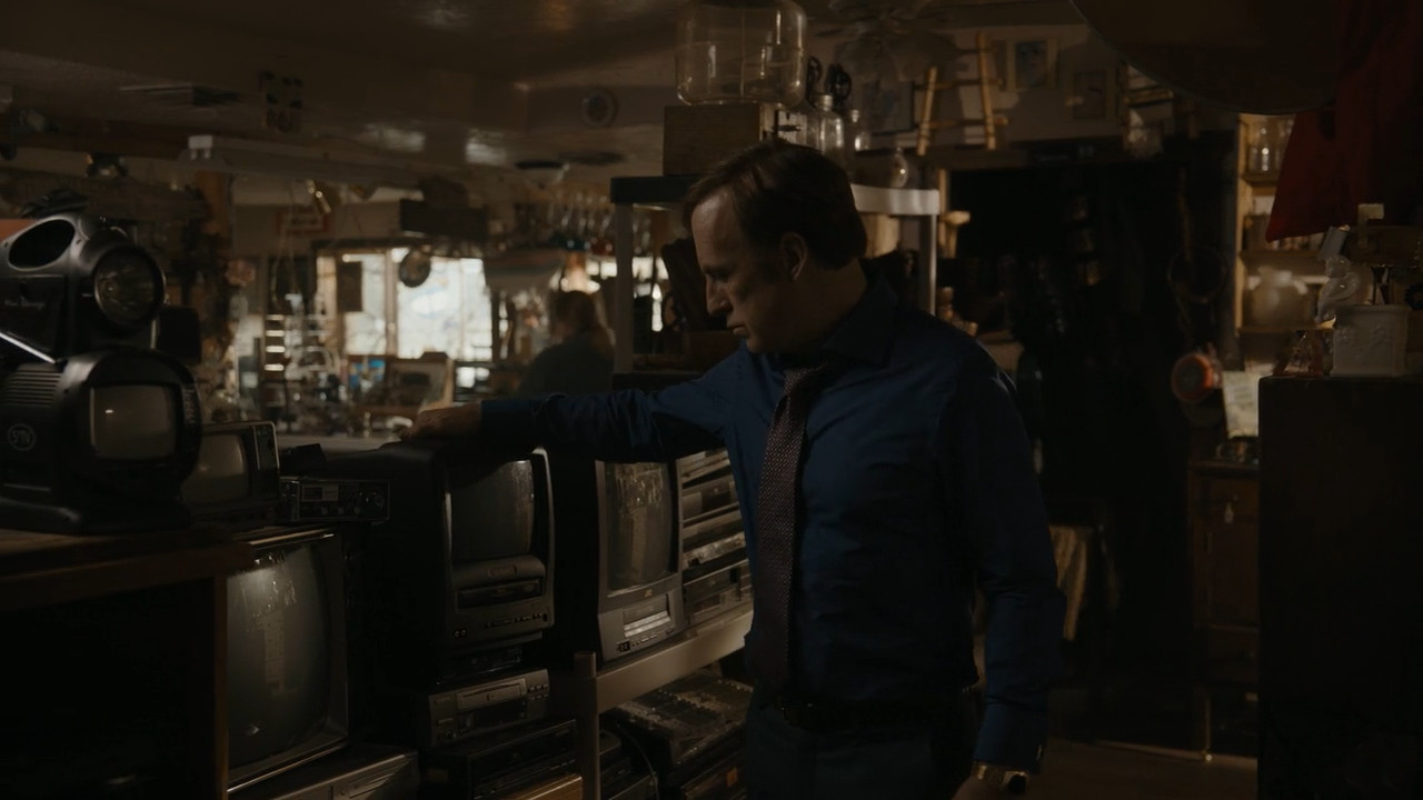 Saul visits a thrift store